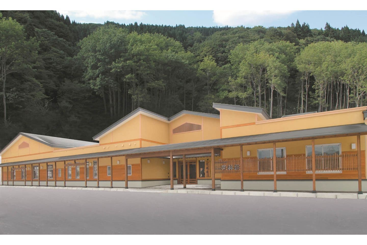 おとべ温泉郷　光林荘の全景写真