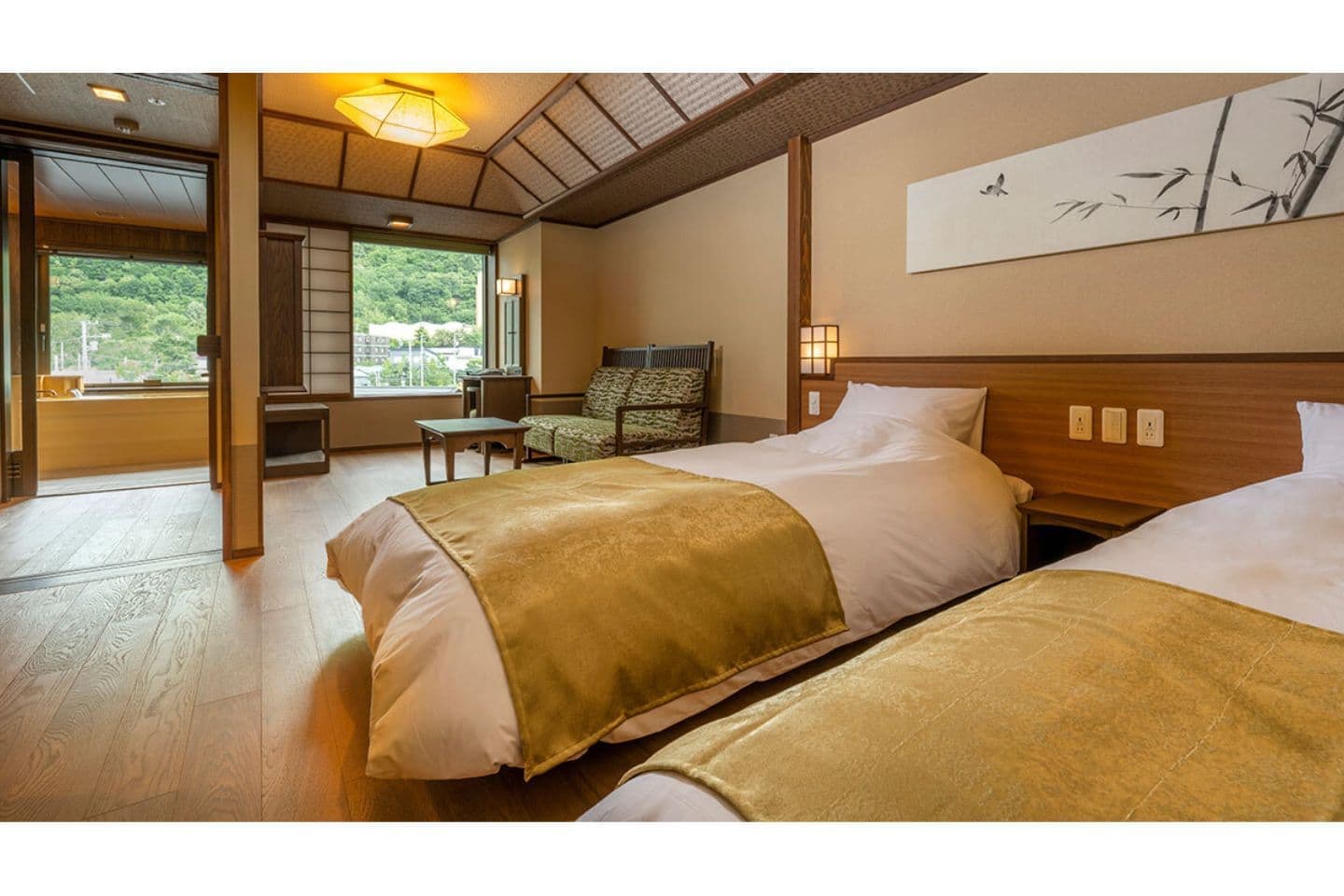 定山渓ゆらく草庵の客室写真