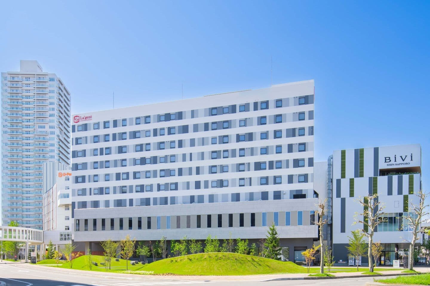 ラ・ジェント・ステイ新さっぽろ全景写真