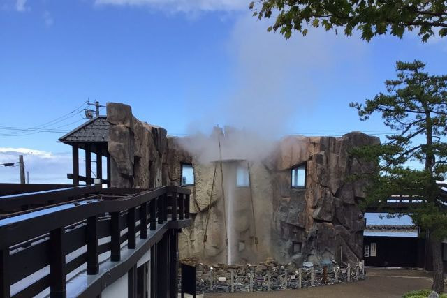道の駅しかべ間歇泉公園の写真
